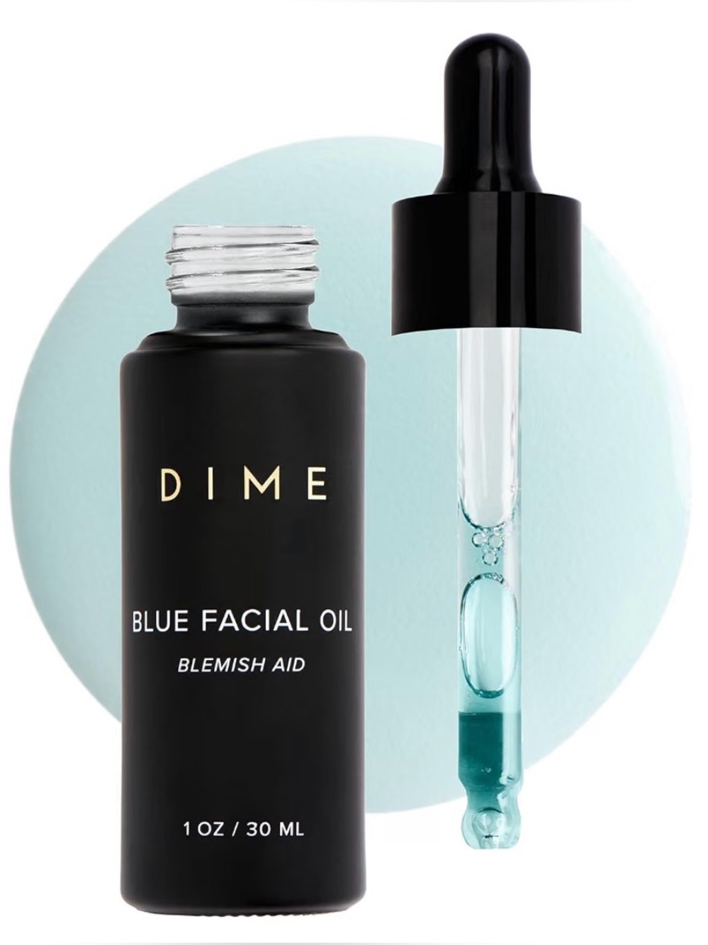 DIME Blue Facial Oil - Blemish Aid (30 ml) NEW- Box Damaged